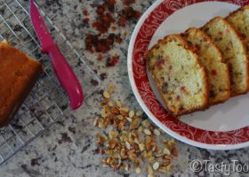 Eggless Tutti Frutti Cake